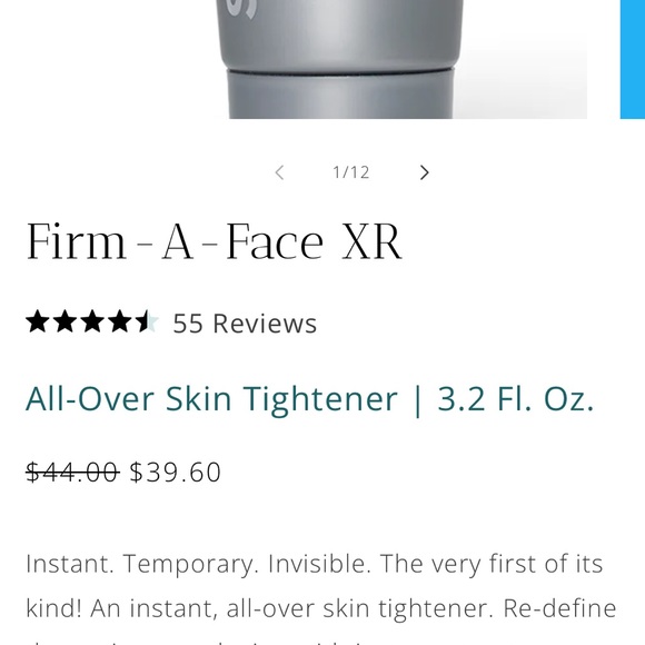 New! SERIOUS SKINCARE FIRM AFACE XR - Picture 3 of 4